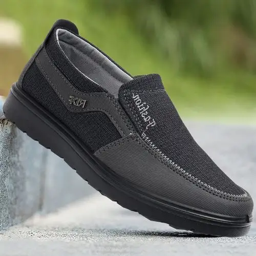 老北京布鞋男款单鞋中老年人透气男士休闲鞋软底防滑爸爸布鞋