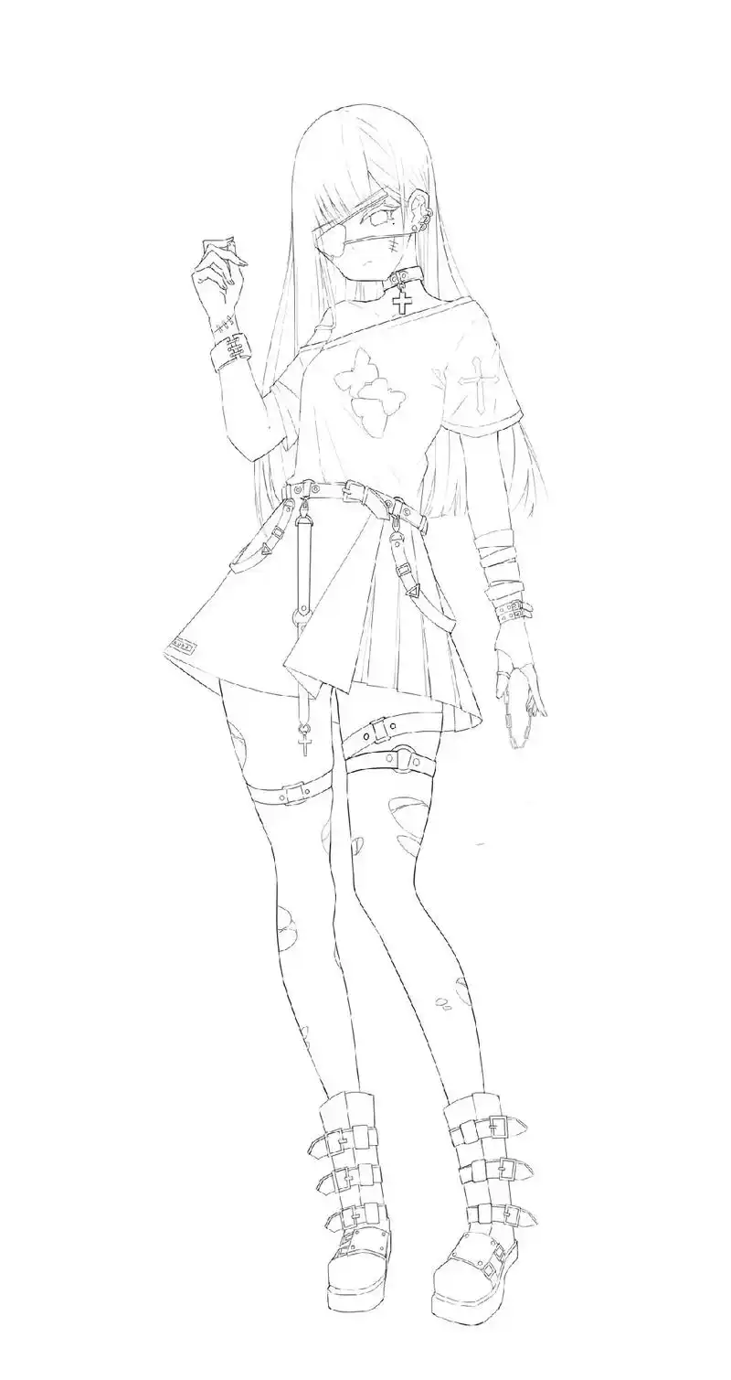 稿子哈,人设定制哈!#画画 #约稿 #接单 #立绘 #绘画过 - 抖音