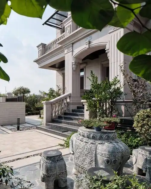 别墅装修公司新中式独栋别墅别墅装修效果图