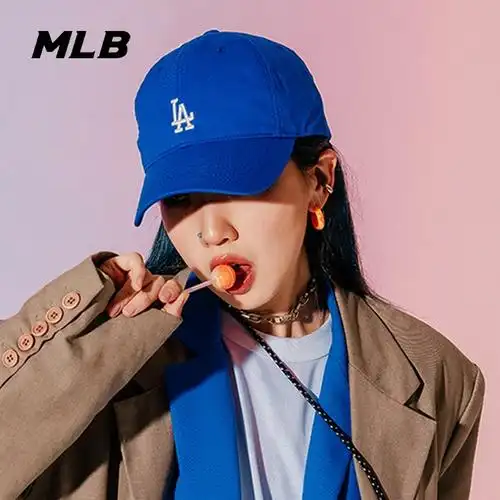 mlb官方 男女棒球帽软顶纽约洋基潮牌帽子刺绣logo休闲鸭舌帽户外遮阳