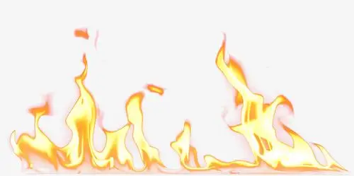 燃烧的白色火焰