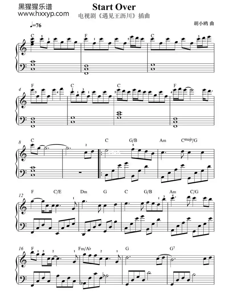 回应 @小仙93的视频 #钢琴 #爱音乐爱生活 #乐谱  - 抖音