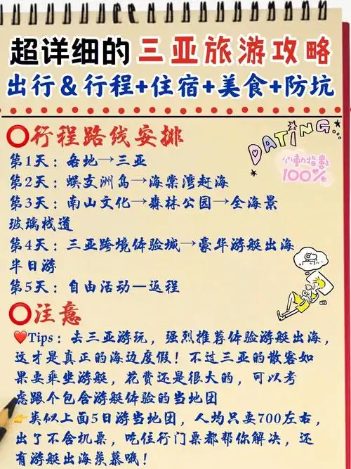 三亚旅游攻略行程路线安排78超详细的