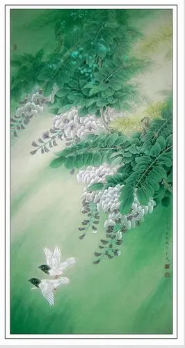 李晓明工笔花欣赏