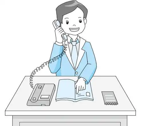 怎样画简笔画接电话