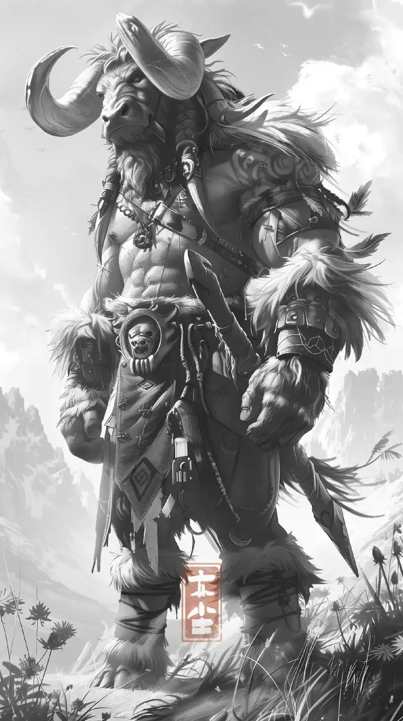 wow|牛头人,愿风指引你的方向～雷霆崖高耸万丈,我,一名牛 - 抖音