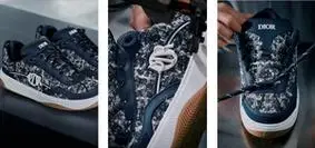 迪奥先生钟爱这种面料,经常在各个系列中将其作为点缀