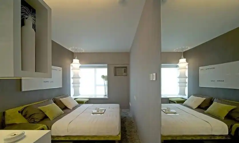 客厅和卧室隔断装修片效果图