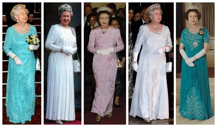 "彩虹女王"的七彩装一览_伊丽莎白