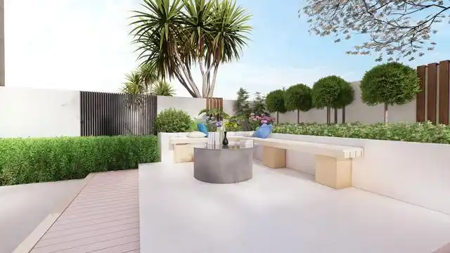 今天分享一期40平的花园设计.