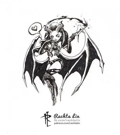 dota2大触手绘作品黑与白就可以展示一切