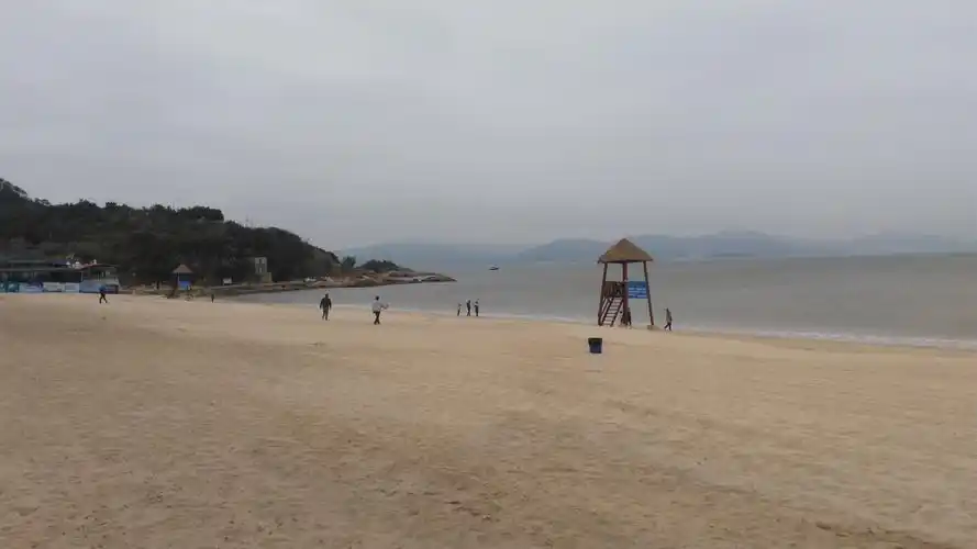 惠州霞涌黄金海岸实拍,这样的海边沙滩你喜欢吗?