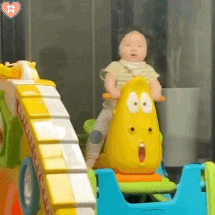 萌娃摇摇马gif萌娃摇摇马动图表情包