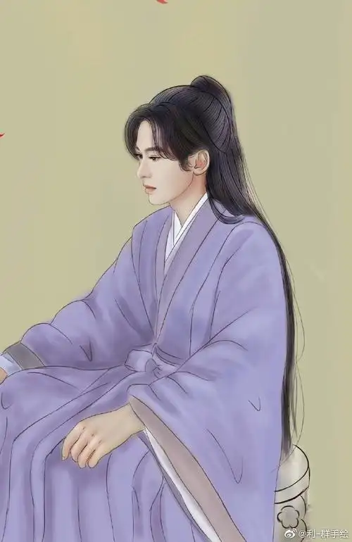 张哲瀚[超话]#饭绘张哲瀚周子舒手绘一张,工笔画风,#张哲瀚##张哲瀚