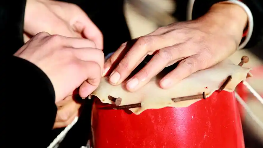 牛气冲天第一拍--腰鼓制作