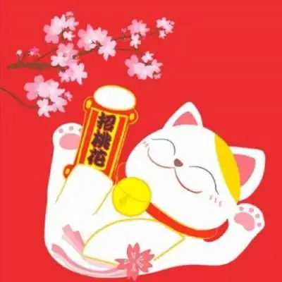 招财猫带来好运图片头像招财猫图片头像微信高清