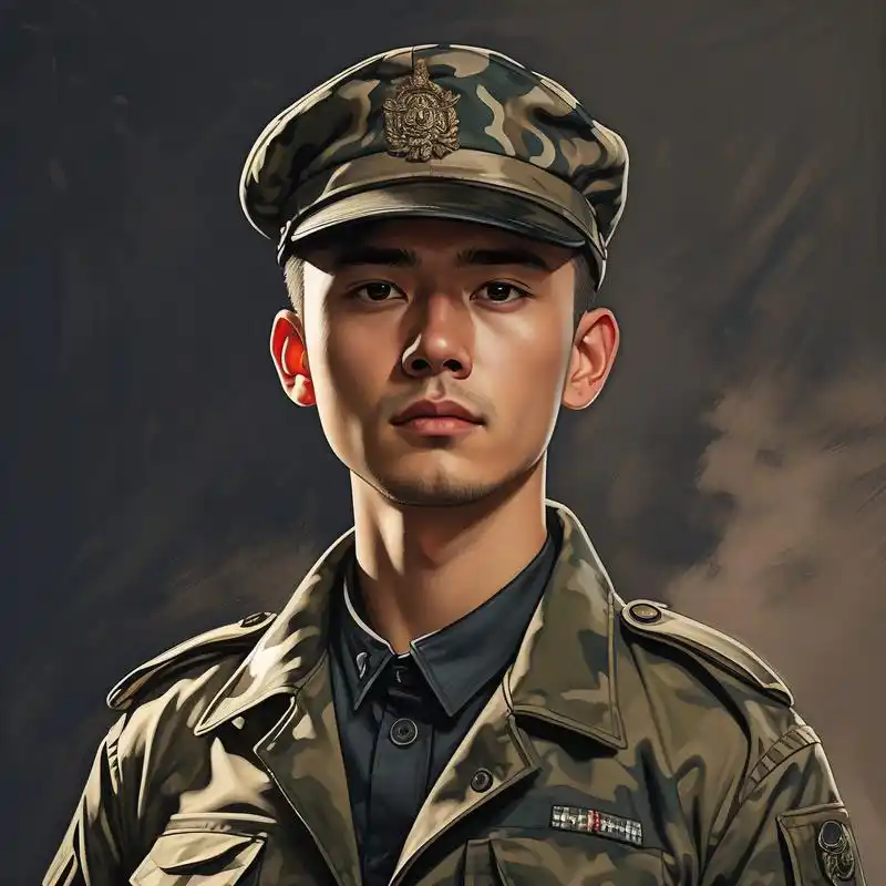 军装头像真人99英气逼人