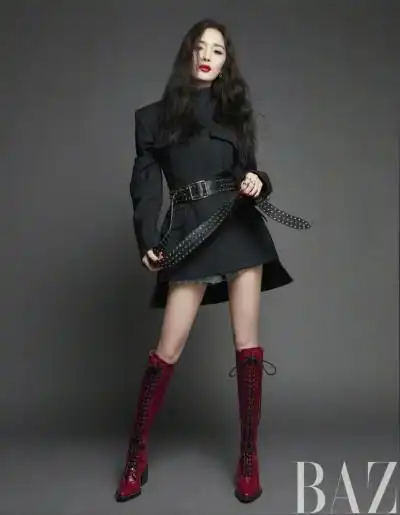 2018杨幂美图写真高清无水印壁纸 时尚穿搭摄影 杂志封面 时尚芭莎