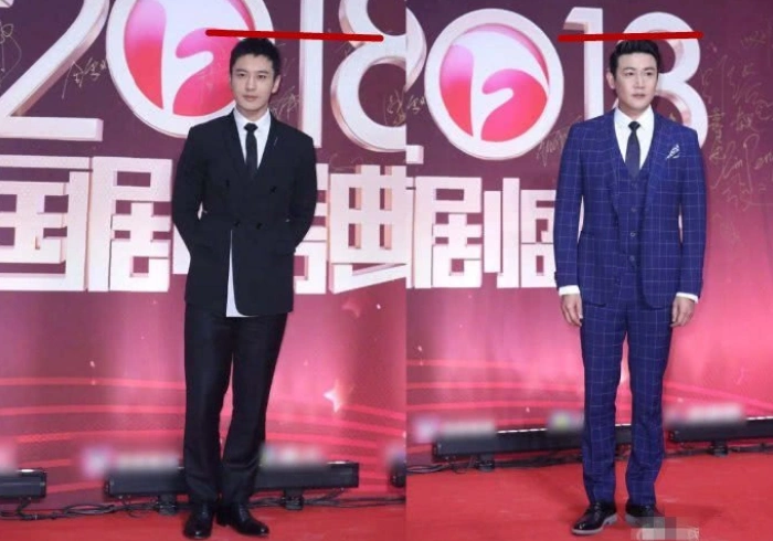 国剧盛典这面墙出卖了男星的身高雷佳音的身高赢了金瀚