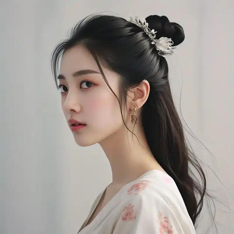 9369♀15真人风女生侧颜头像,绝美收藏99 分享一组超美的真人