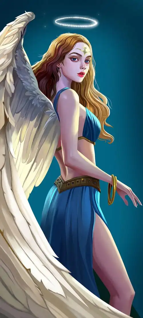 天使临摹|插画|游戏原画|电线发芽了_临摹作品-站酷(zcool)