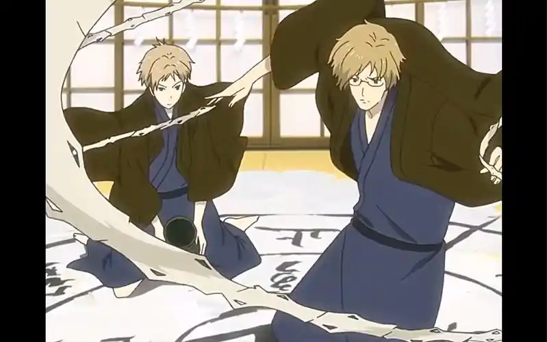 夏目友人帐 #漫剪 夏目帮火神过了一劫,前来报恩.#名场面