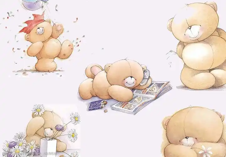 可爱的小熊图片