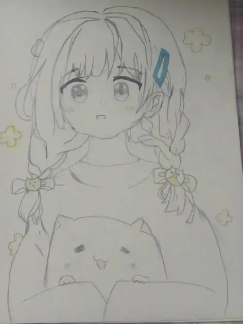 小女孩#画画的日常