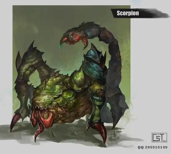 蝎子|插画|游戏原画|阿浪cst - 原创作品 - 站酷 (zcool)