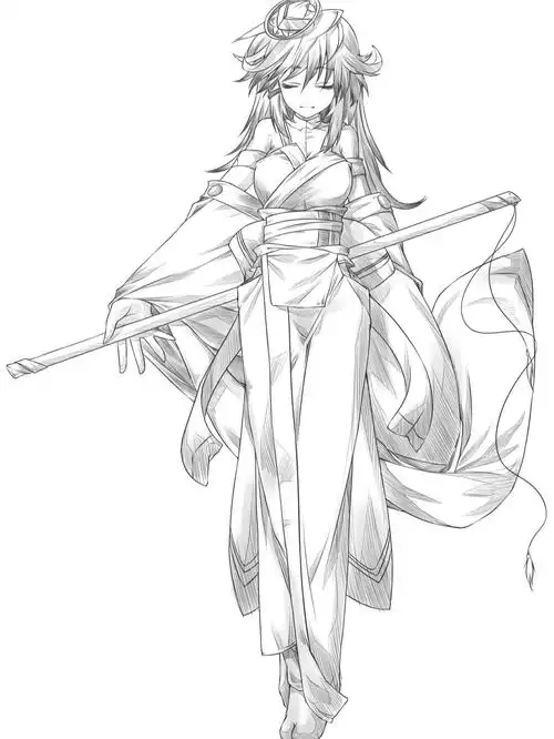 【素材】人物全身绘画线稿参考