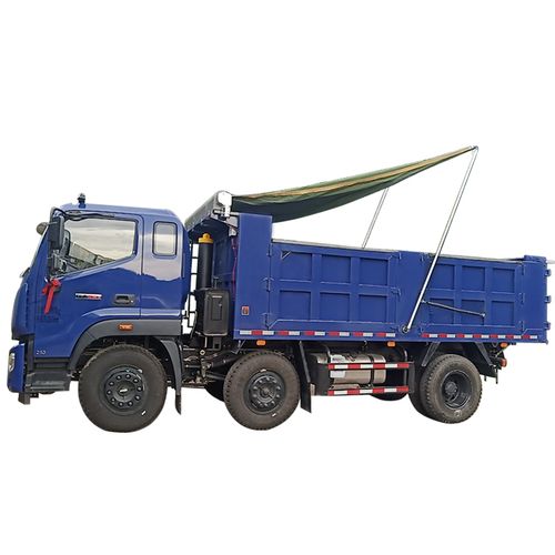 渣土车电动篷布自卸车环保盖自动篷布全套甩杆式翻斗车伸缩篷布