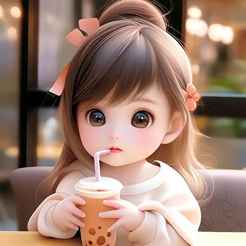 萌娃漫画头像 #大眼萌娃 可爱的小女孩头像 - 抖音