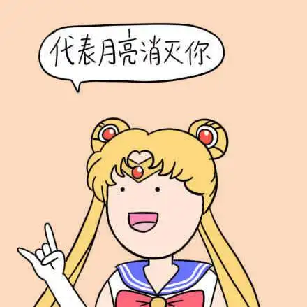 代表月亮消灭你!