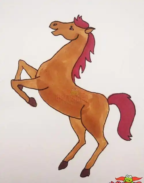 马怎么画又简单又漂亮,马的简笔画画法步骤图