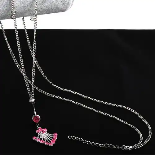 腰链情趣性感腰环链肚皮舞腰链长款脐钉穿刺欧美银色腰间配饰链腰饰