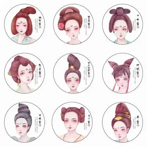 古代女子发型鉴赏这么多发型有你pick的吗