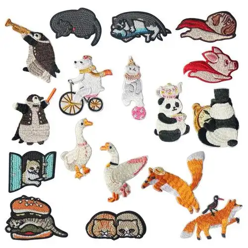 补丁贴布贴时尚补衣服贴可缝破洞图案小号裤贴羽绒服卡通儿童补丁