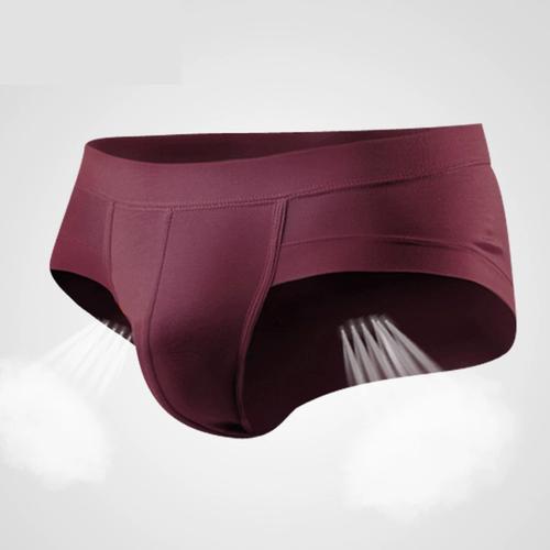 3条装北极绒u凸莫代尔男三角裤三角裤内裤男打底裤头性感无痕内裤