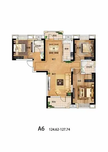 中建大公馆户型图-亿房网