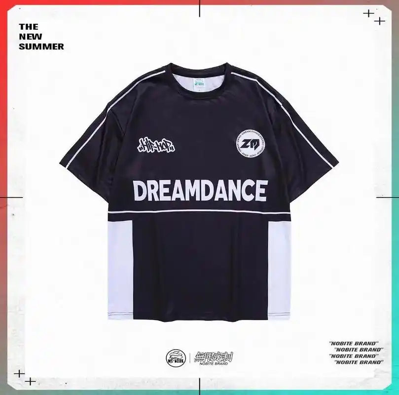 定制衣服.無限定制&客订美式潮牌hiphop撞色速干t恤   - 抖音