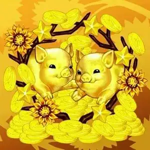 可爱猪年生肖新款幸福猪满园5d魔方钻石画小猪一家十字绣福猪金猪