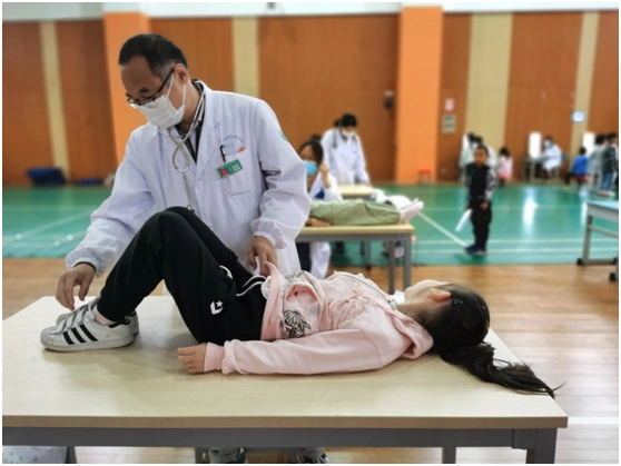 和家园六年级组计丽圆整个体检工作顺利和圆满的结束,离不开老师们的