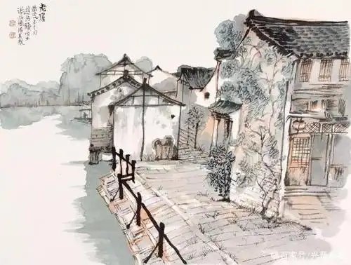 水墨乌镇——霍俊其笔下乌镇的那一场雨