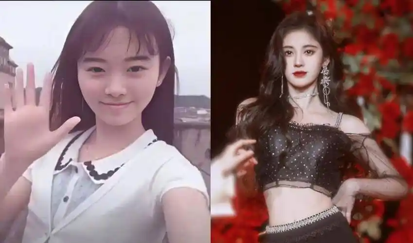 都说鞠婧祎和杨颖"换头",当看到她的对比后,这才是成功典例!