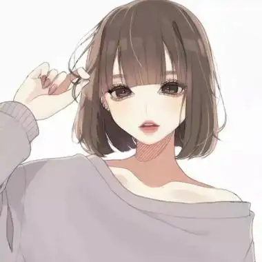 短发卡通头像女生高冷