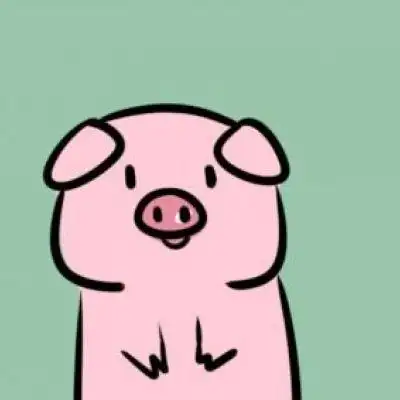 猪猪女孩超可爱的猪猪简笔画微信头像