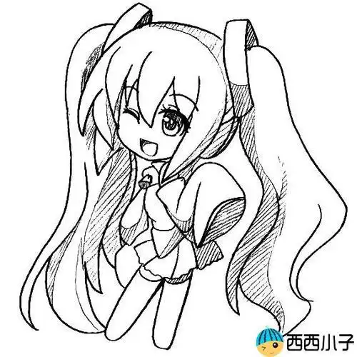 卡通简笔画绘画素材关于手绘q版人物简笔画的画法大全快来学习吧