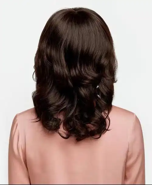 欧宝格oubaoge假发女短发全头套式大波浪短卷发发型自然中年妈妈发丝