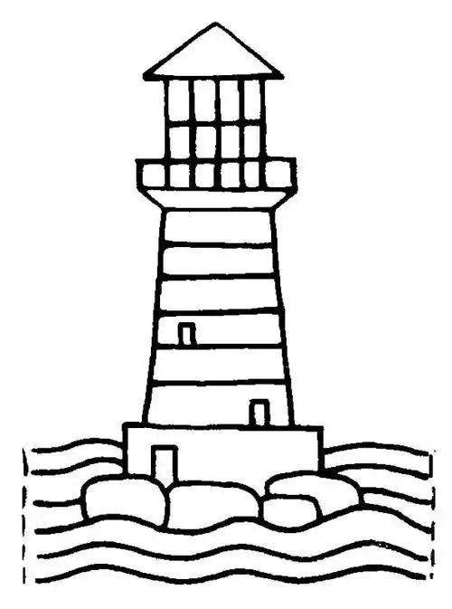 昆明代表性建筑简笔画