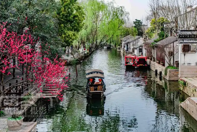 浙江烟火气十足的江南小镇,河流密布北依太湖,春色如画适合旅居